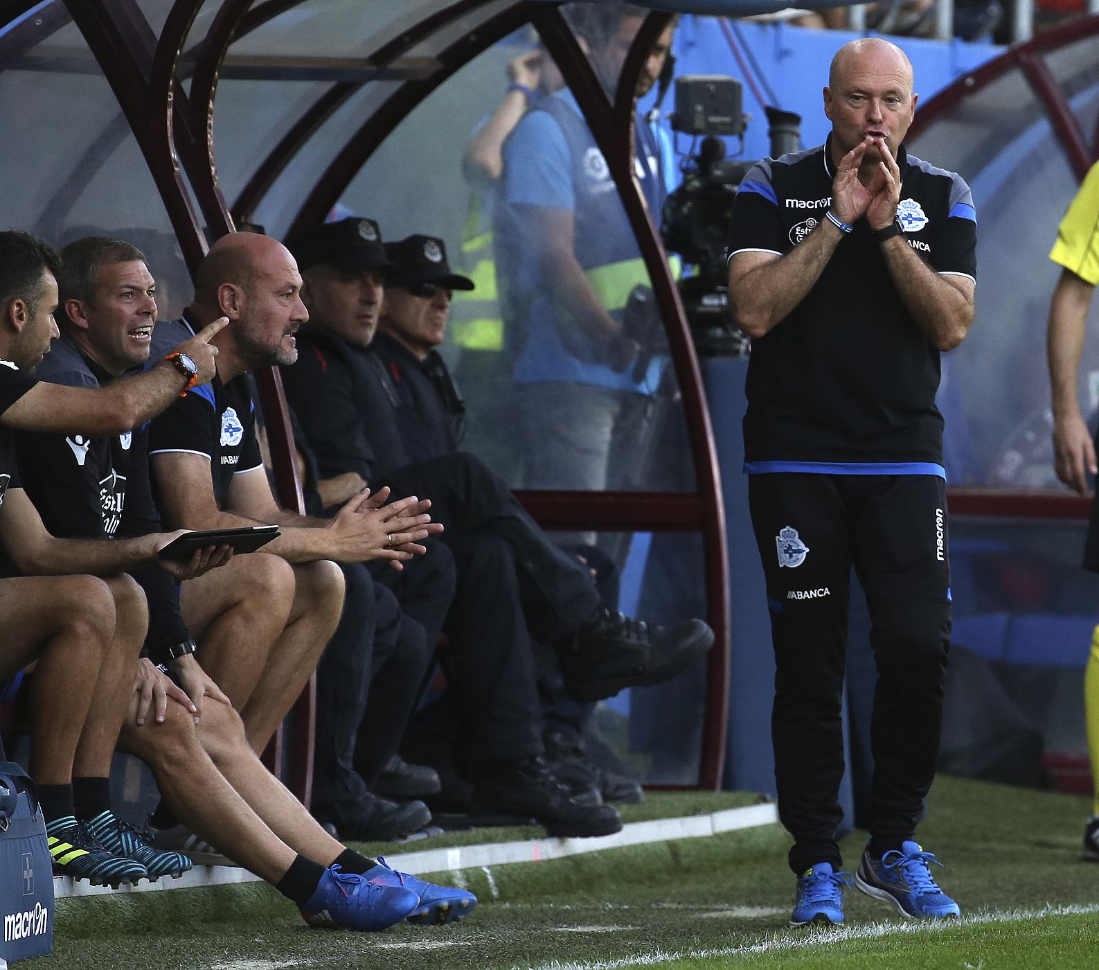 El ya exentrenador del Deportivo Pepe Mel.