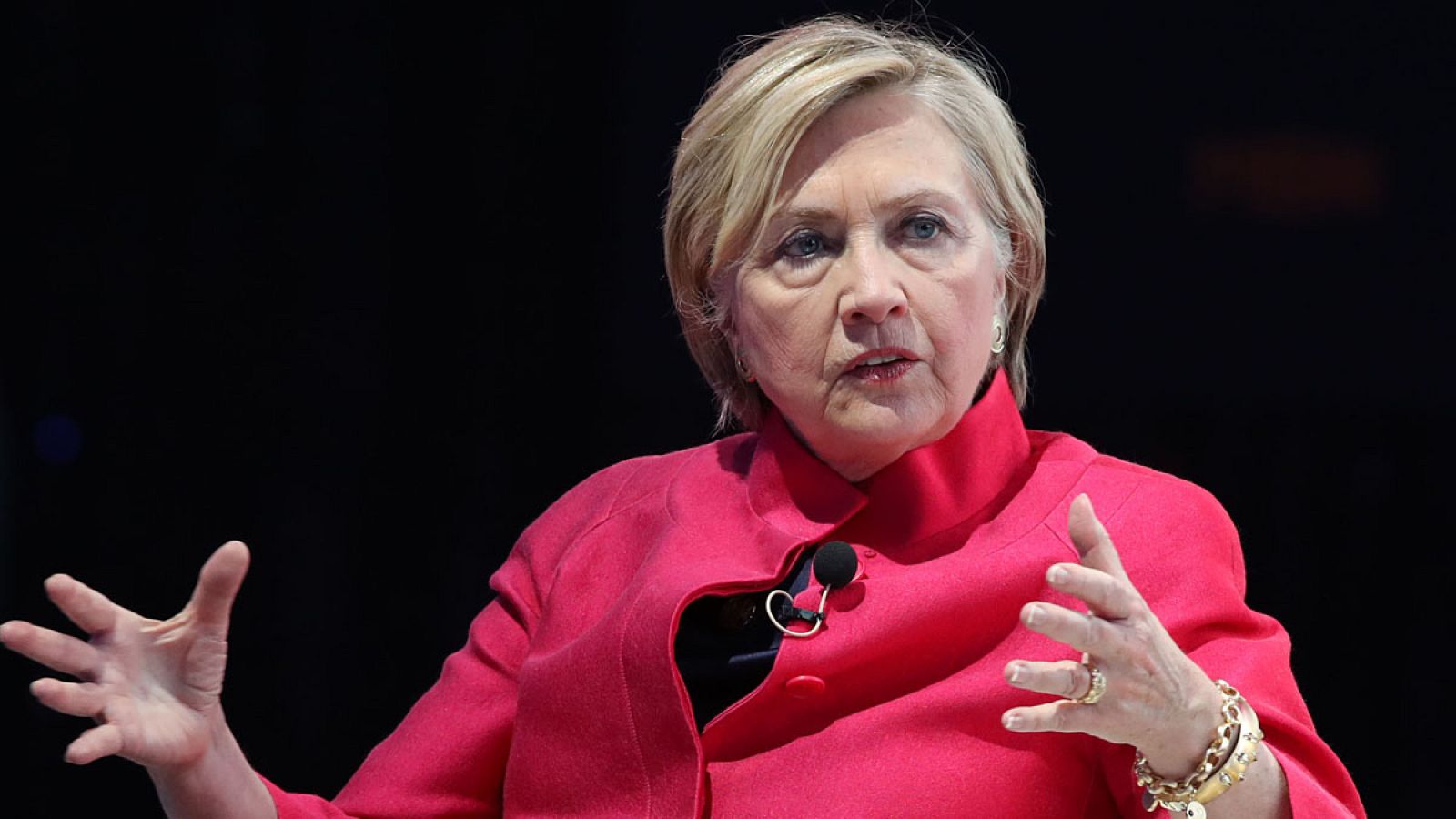 Hillary Clinton, en una rueda de prensa en Seúl