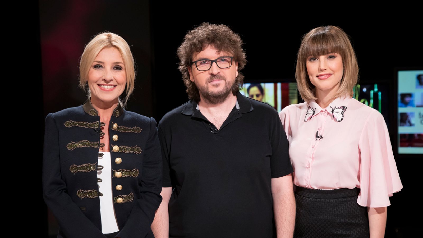 Cayetana Guillén Cuervo con Juan Miguel del Castillo y Natalia de Molina