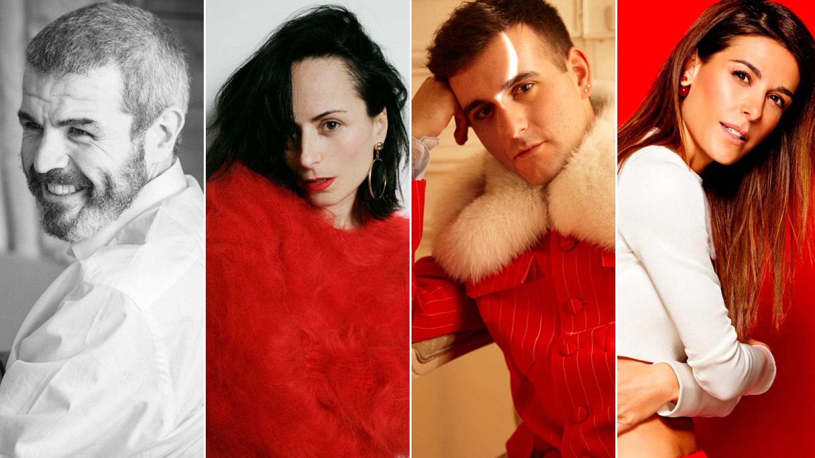 El jurado y la presentadora de 'Maestros de la costura'