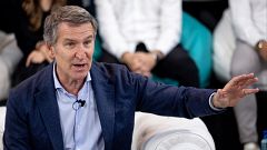 Feijóo ataca a Sánchez por la foto con Aldama: "Tenía asiento VIP en el mitin... No tiene otra alternativa más que dimitir"