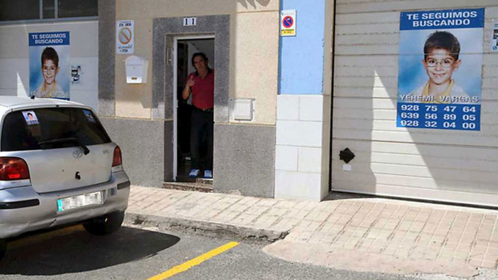 Carteles sobre la desaparición de Yéremi Vargas