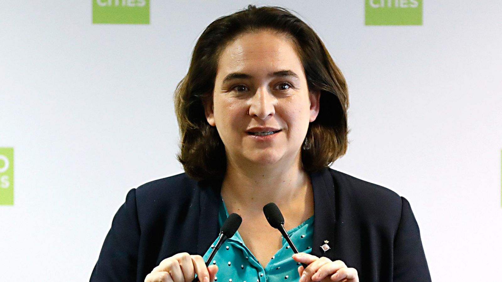 La alcaldesa de Barcelona, Ada Colau, en un acto reciente