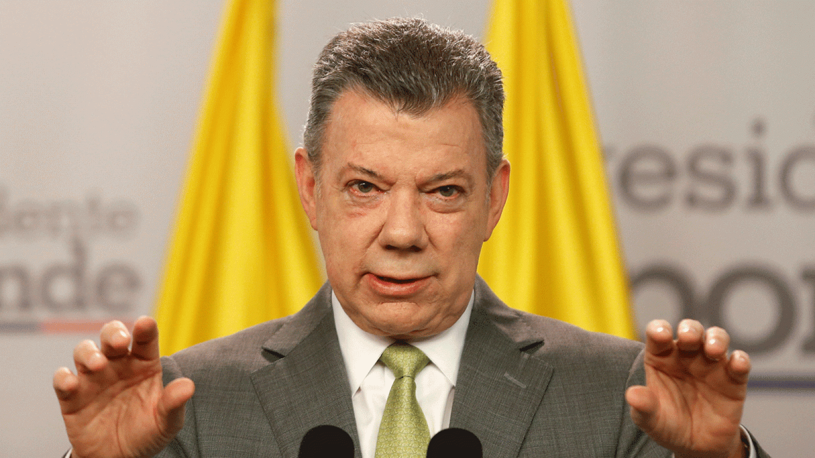 El presidente de Colombia, Juan Manuel Santos.