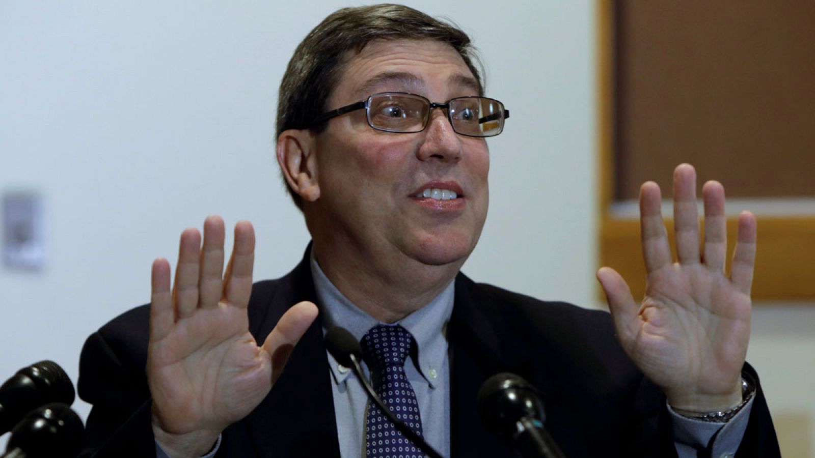 El canciller cubano Bruno Rodríguez