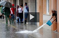 Valencia sigue mirando al cielo con preocupación por la alerta naranja por lluvias