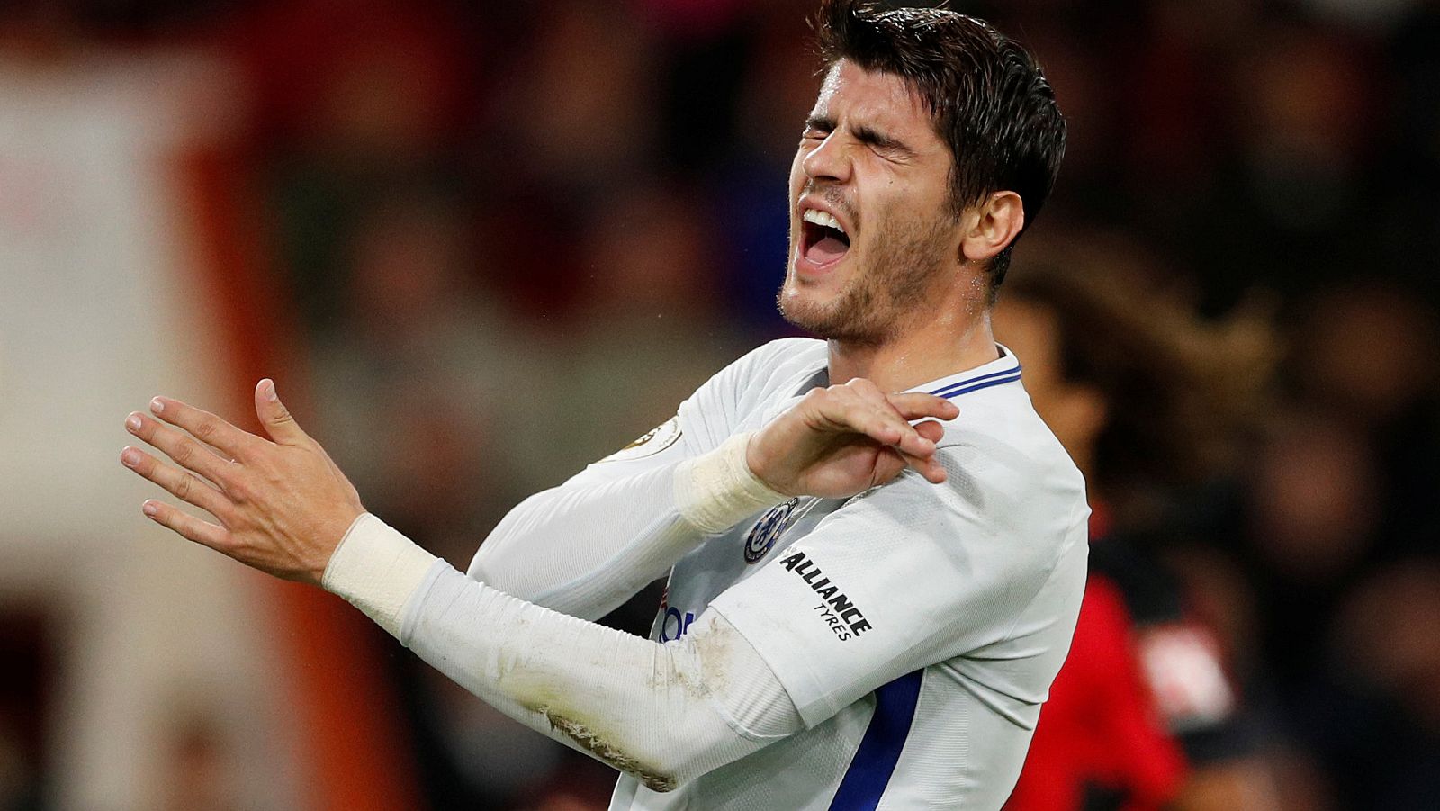 Morata, con el Chelsea
