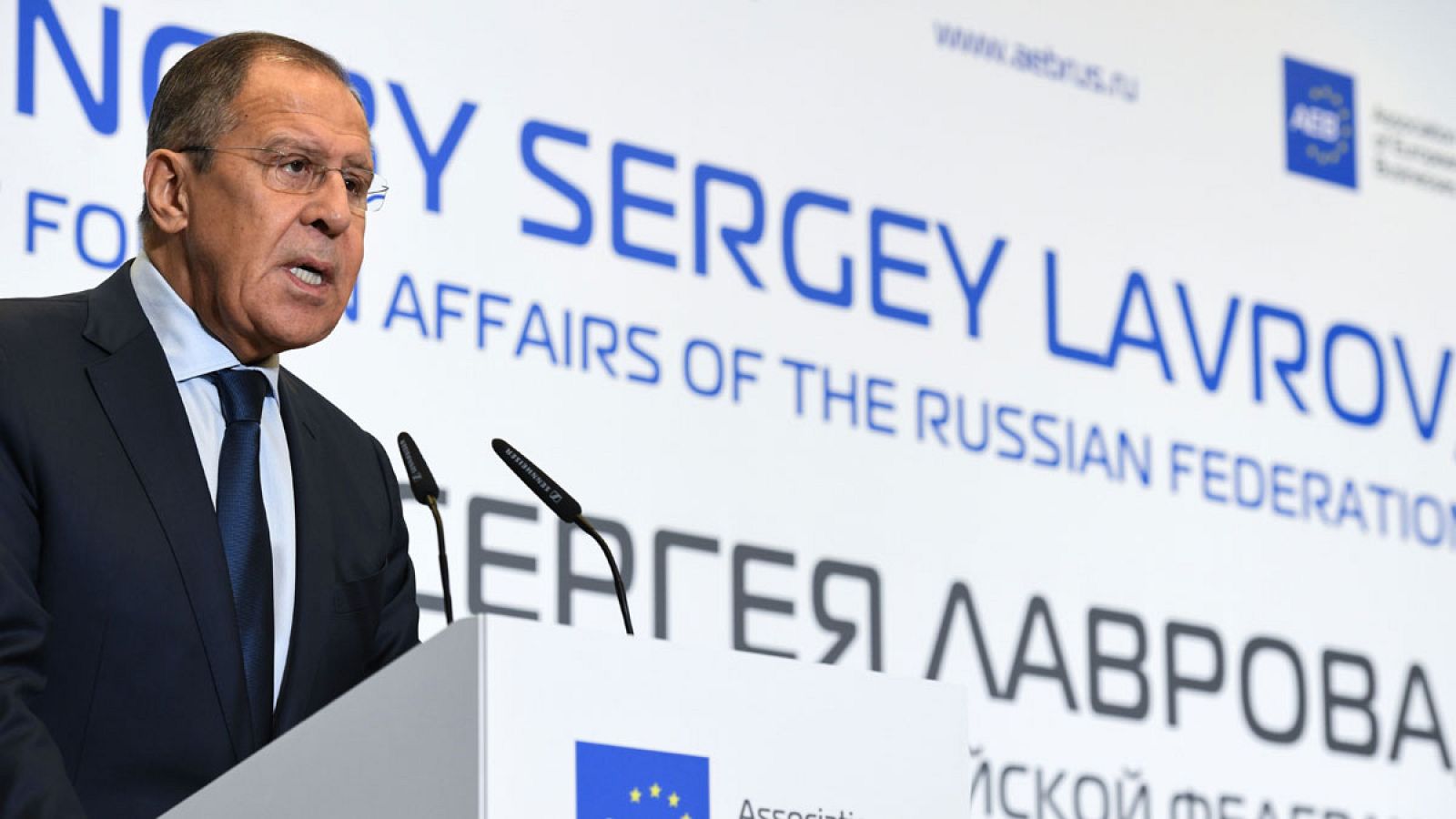 El ministro ruso de Exteriores, Serguéi Lavrov