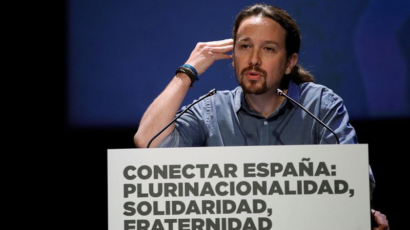 Iglesias propone a ERC y PSC pactos de gobierno entre "progresistas" tras las elecciones en Cataluña del 21-D
