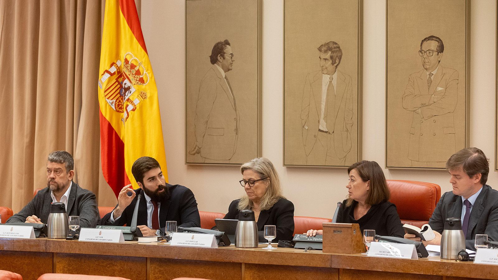 El diputado de Vox le ha dicho a Armengol que la mesa del Congreso de hoy "es indigna".