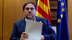 Junqueras pide "recomponer" las fuerzas en Cataluña y "preparar" las elecciones del 21D