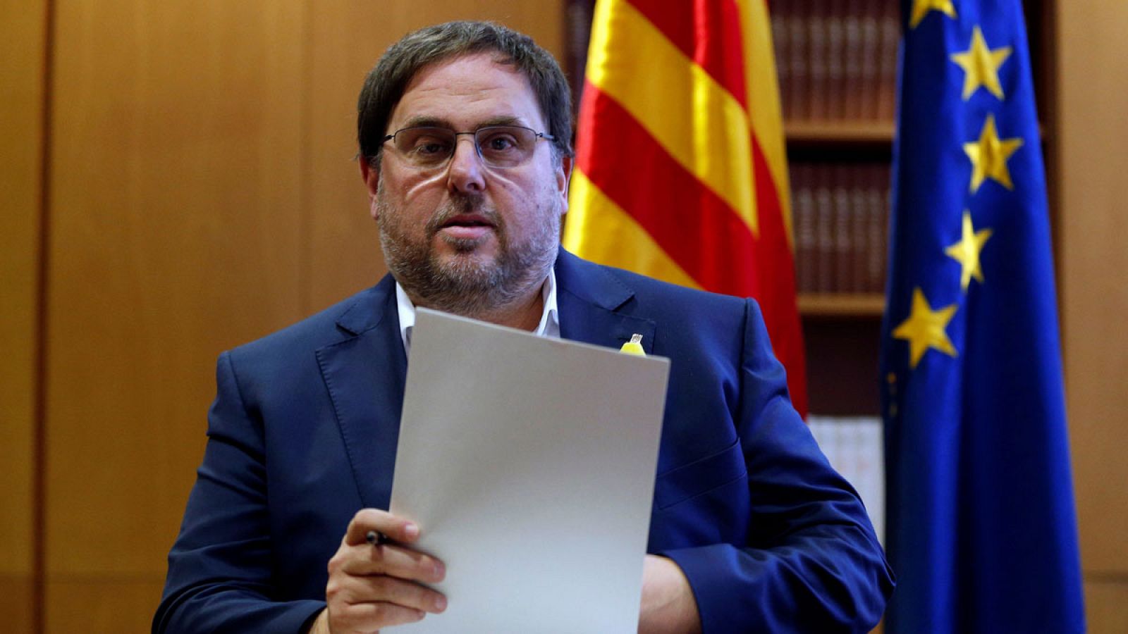 El exvicepresidente de la Generalitat, Oriol Junqueras