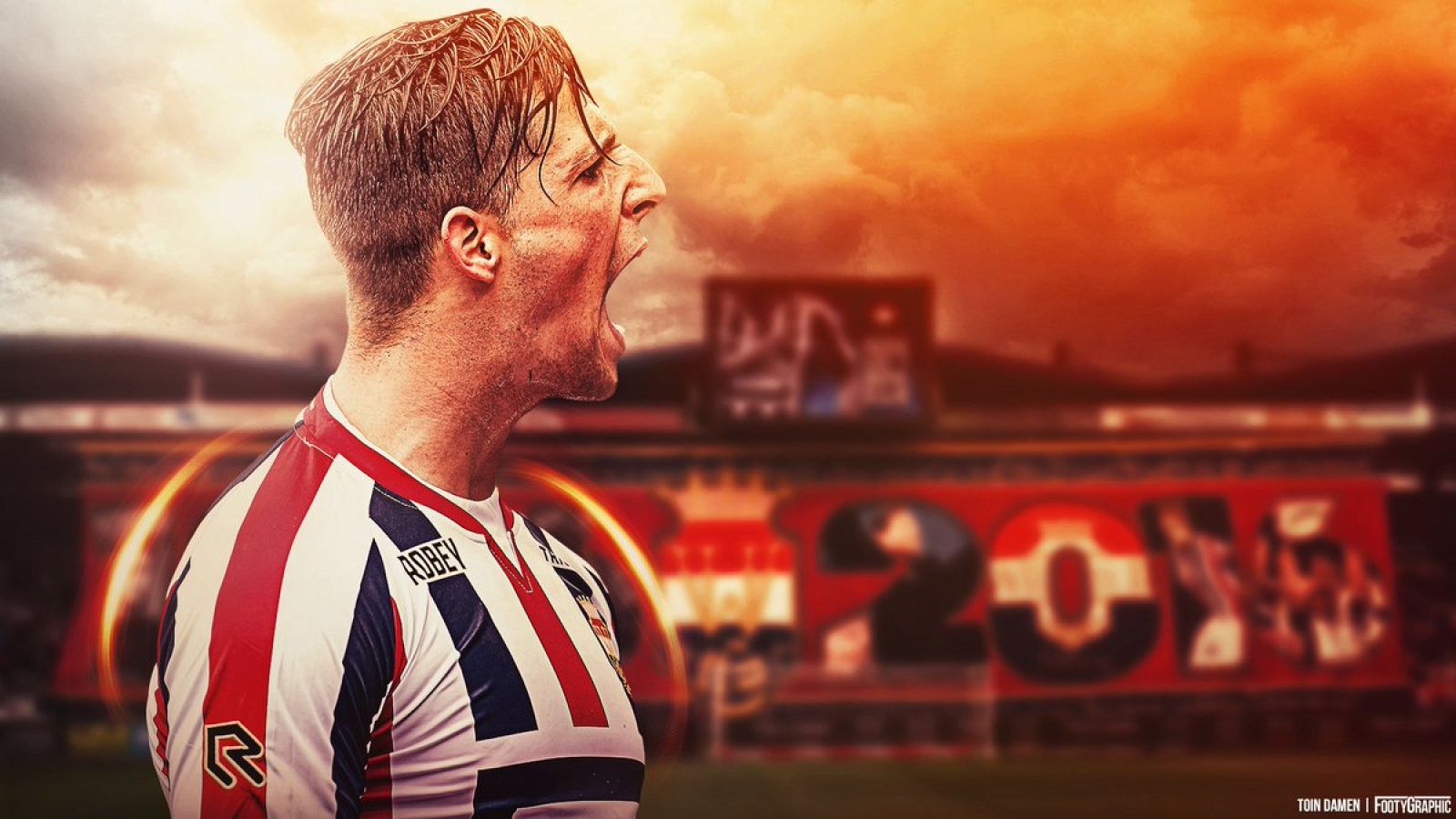 Imagen del jugador español del Willem II holandés, Fran Sol.