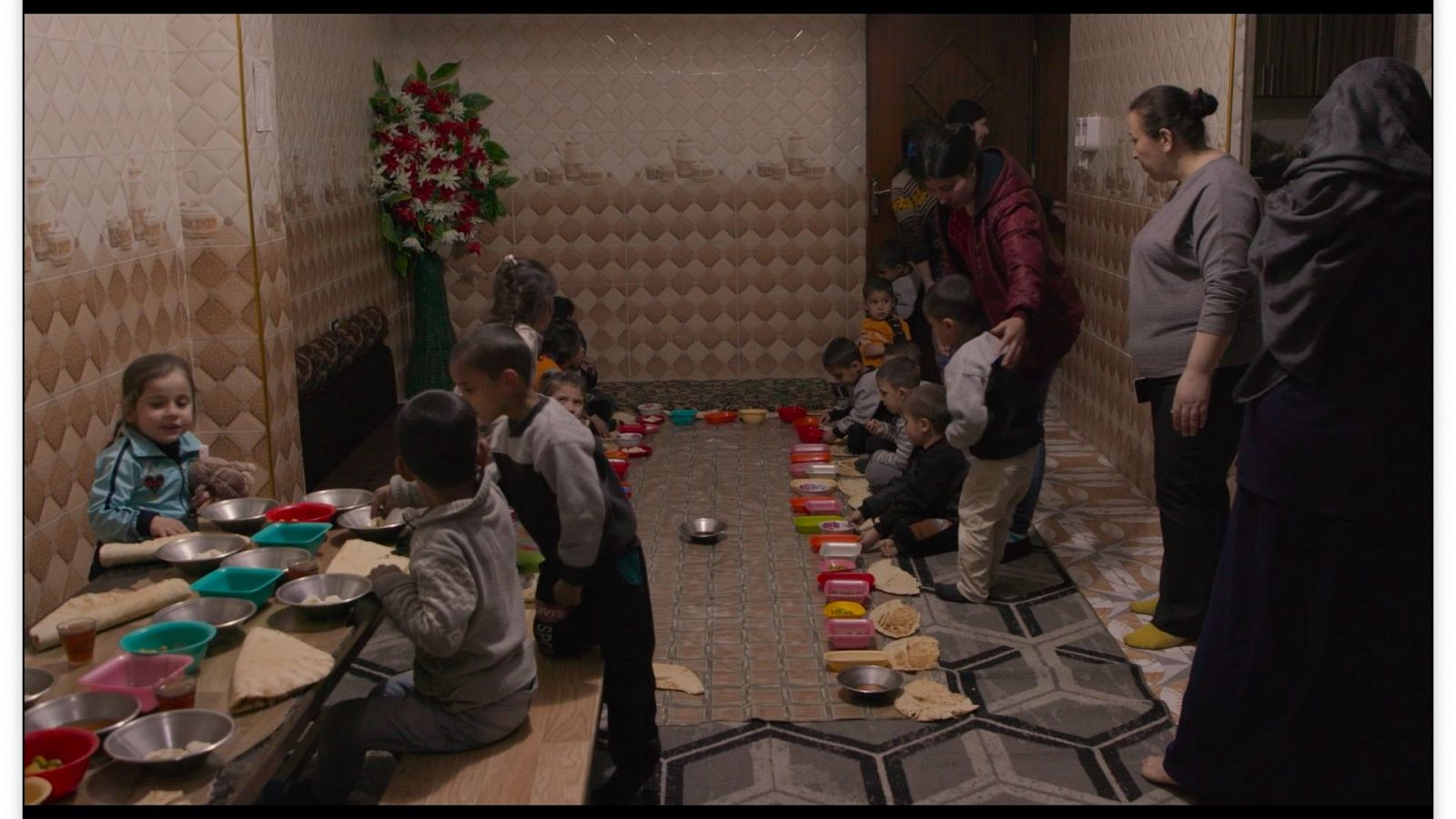 Niños de padres yihadistas y madres yazidíes en orfanato