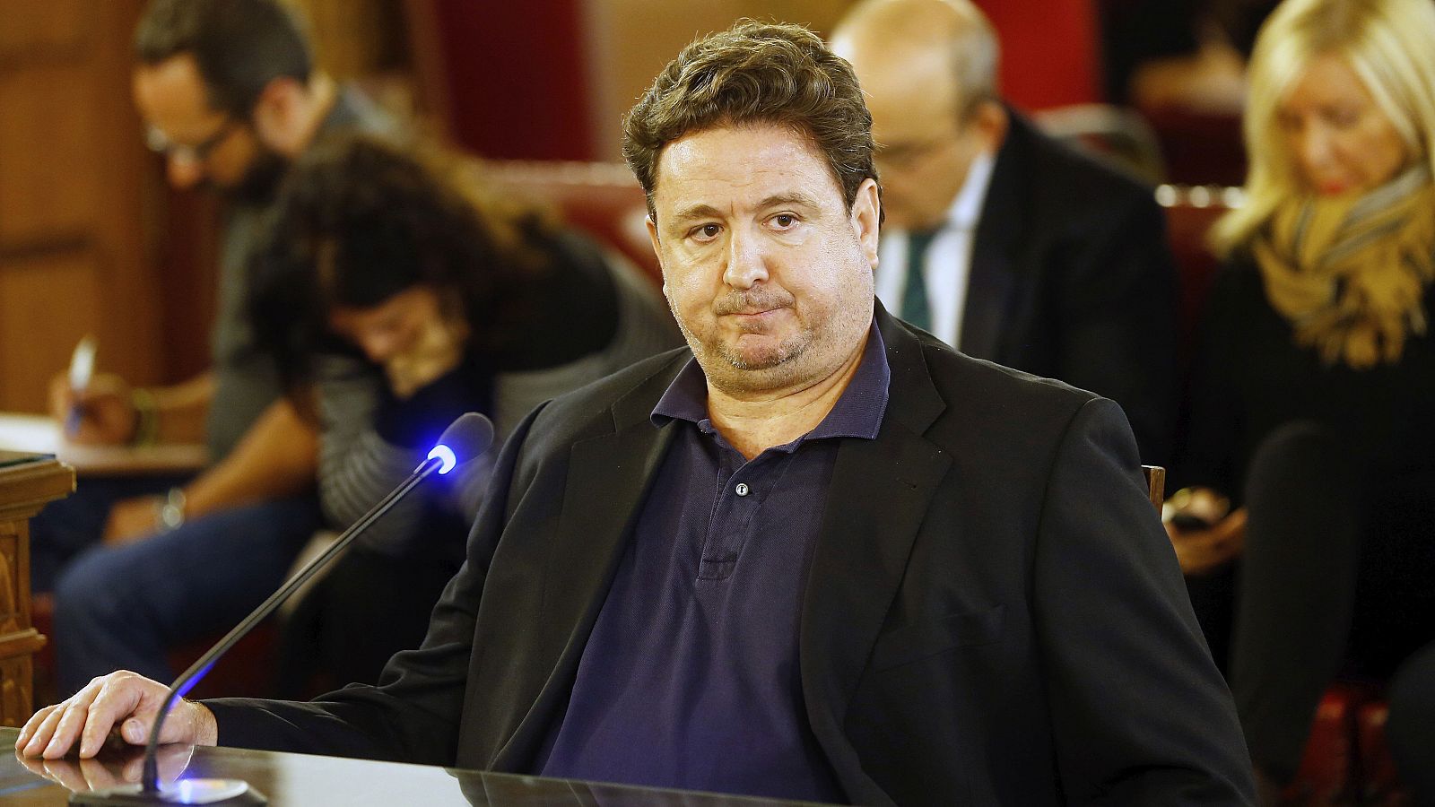 El exconcejal del PP de Majadahonda José Luis Peñas testificando