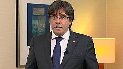 Puigdemont, desde Bélgica: "Como presidente legítimo exijo la libertad de los encarcelados"
