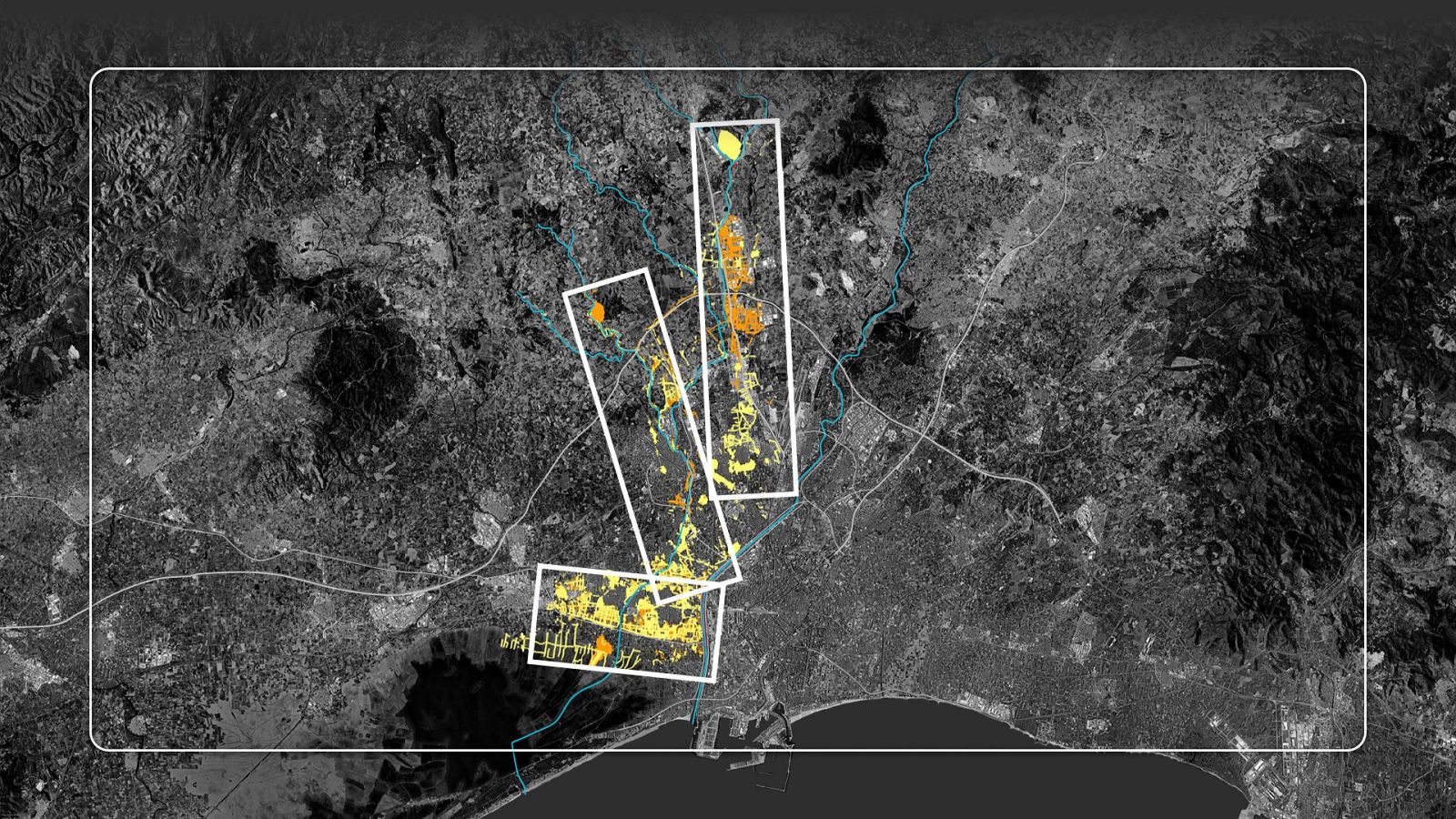 Los daños ocasionados por la DANA en Valencia desde el espacio