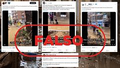 Es falso que un cámara de TVE haya insultado a un vecino en Paiporta