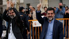 La Audiencia Nacional rechaza poner en libertad a Jordi Sànchez y Jordi Cuixart