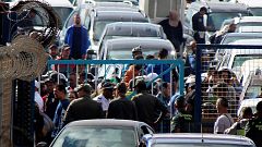 Más de 80 inmigrantes intentan entrar en Ceuta por la playa y 13 lo logran a nado