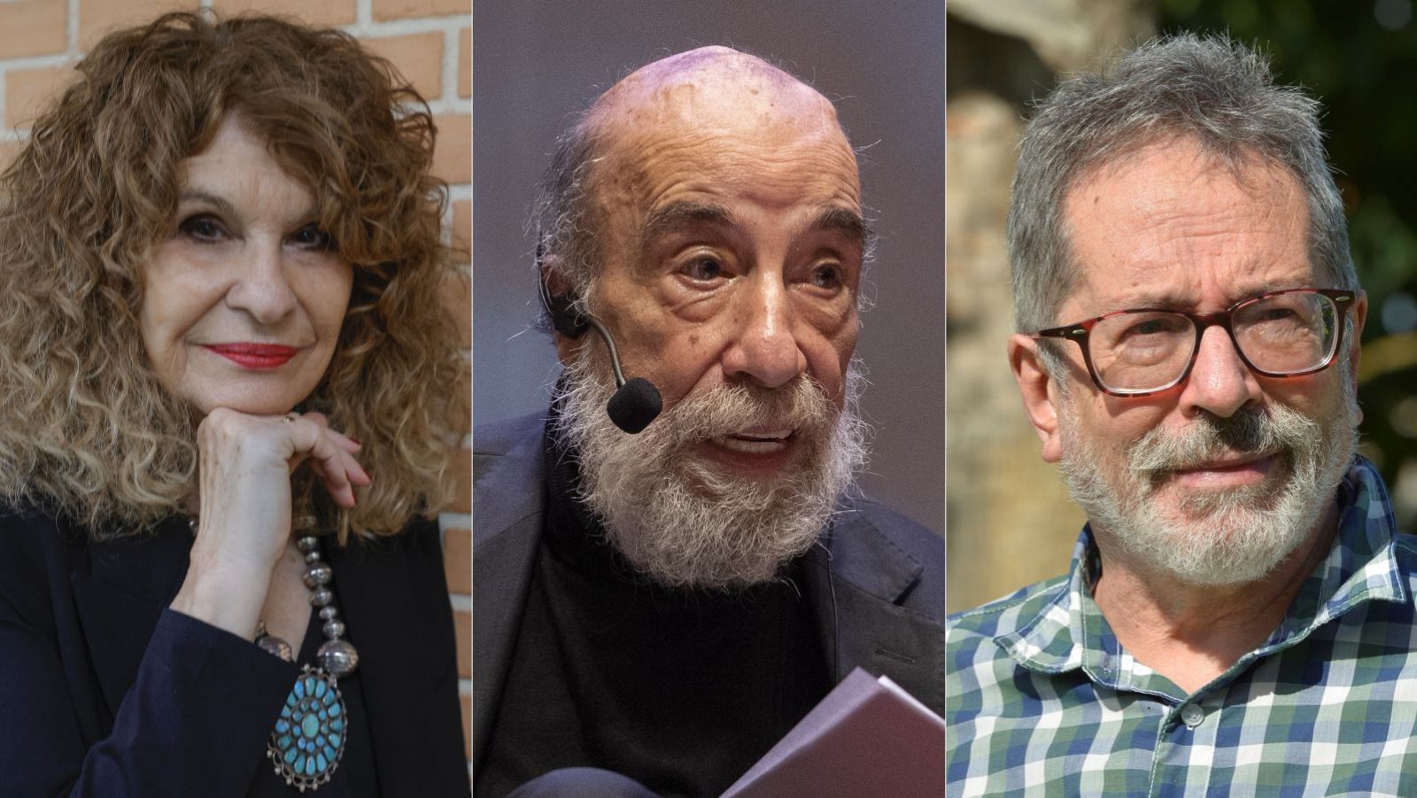 Gioconda Belli, Raúl Zurita y César Aira, tres candidatos al Premio Cervantes.