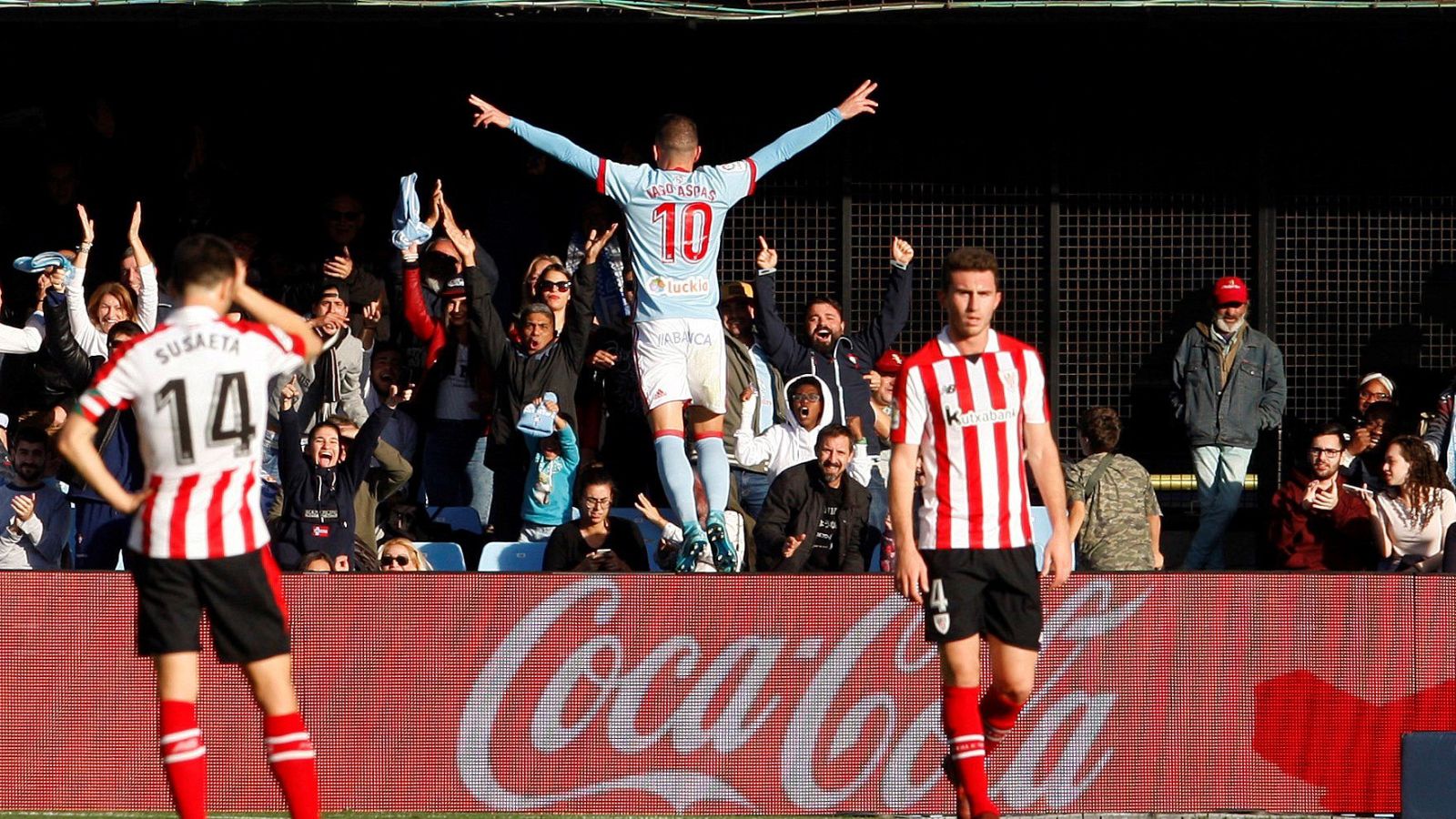 La inspiración de Iago Aspas condena al Athletic