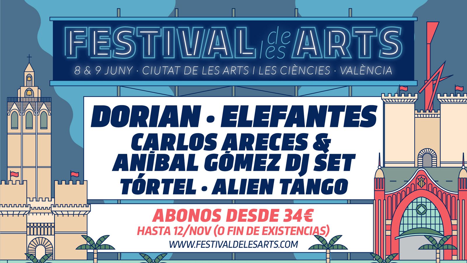 180 Grados te ha adelantado las primeras confirmaciones del Festival de les Arts