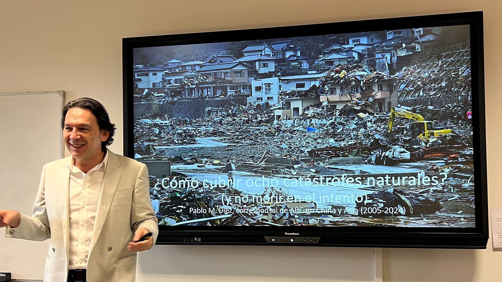 Pablo Díez: viajes como vida, pero "un periodista no es una ONG, tienes que hacer tu trabajo lo mejor que puedas"