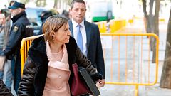 Forcadell y los miembros de la Mesa acatan el 155, dan valor "simbólico" a la DUI y se desmarcan de la vía unilateral
