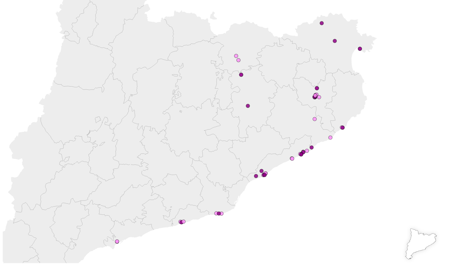 Escoles amb risc d'inundació a Catalunya