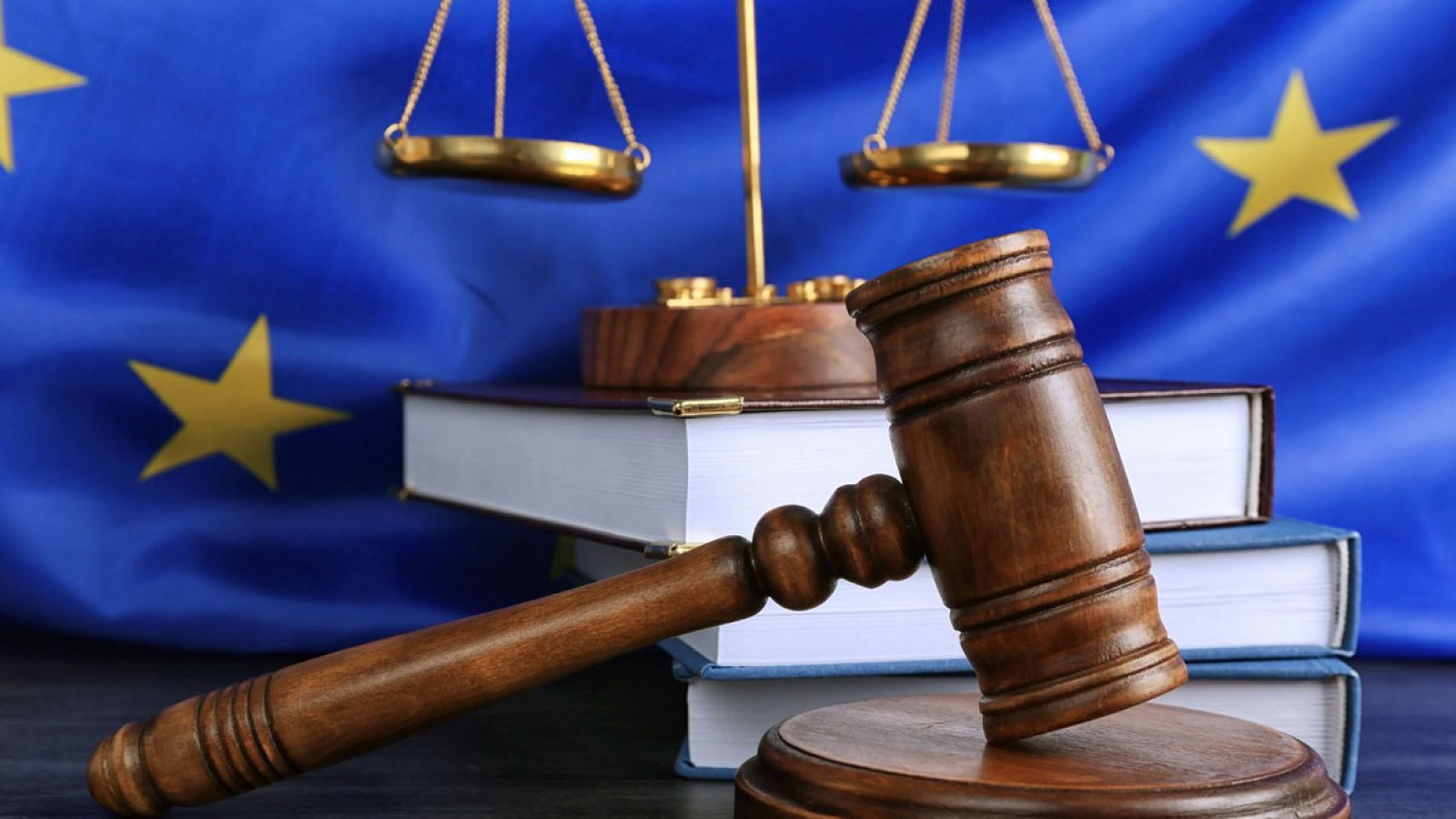 Imagen simbólica de justicia europea