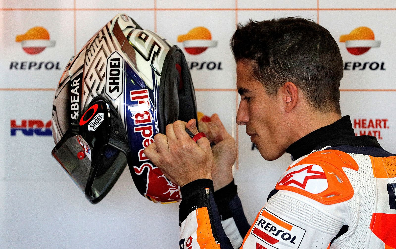 Márquez, este viernes en su 'box'