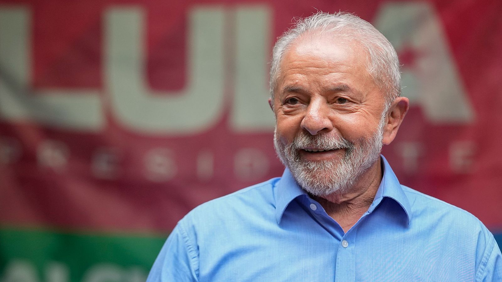 Lula da Silva en una rueda de prensa en Sao Paulo