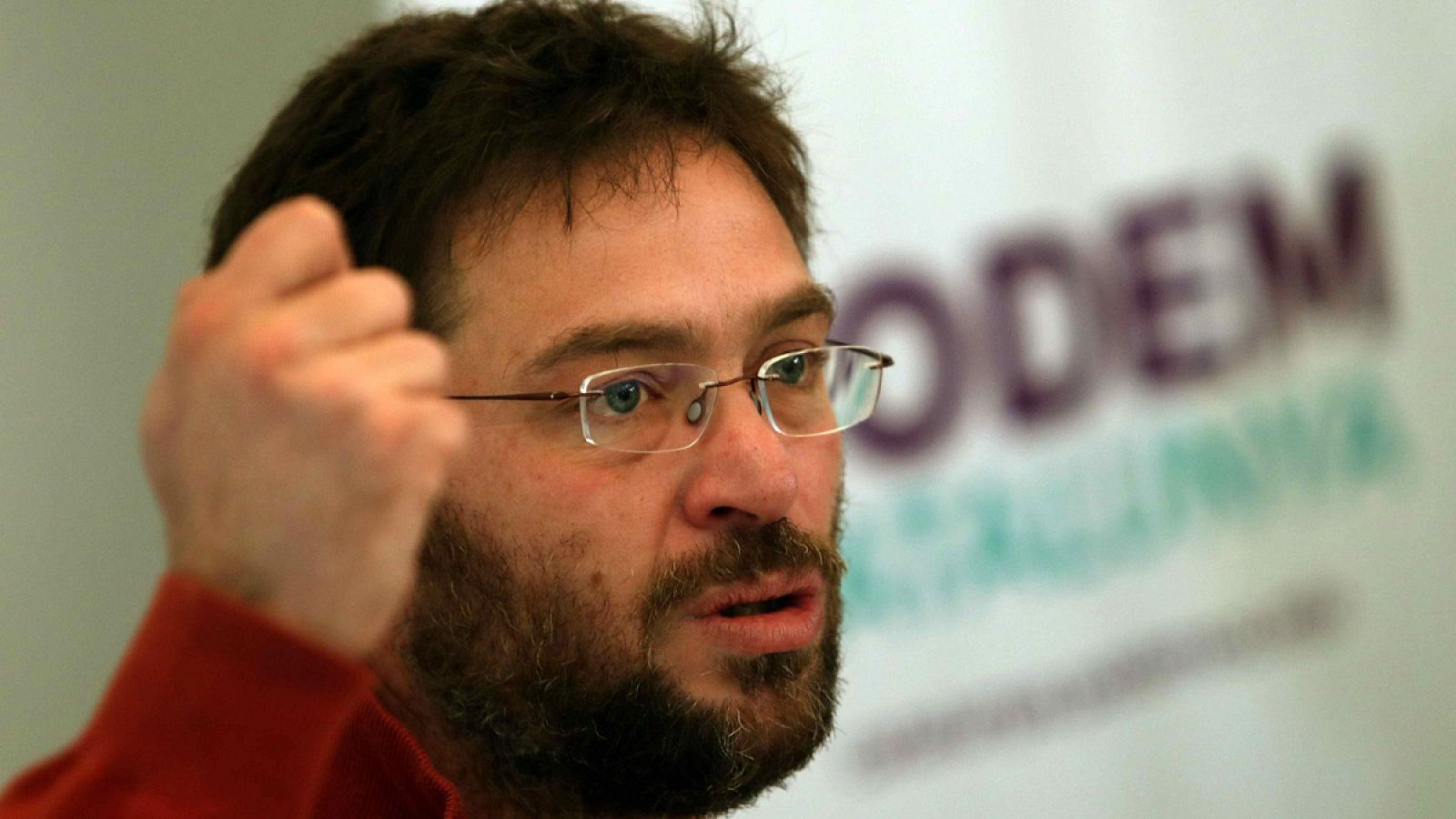 Albano-Dante Fachin tras dimitir como secretario general de Podem Catalunya