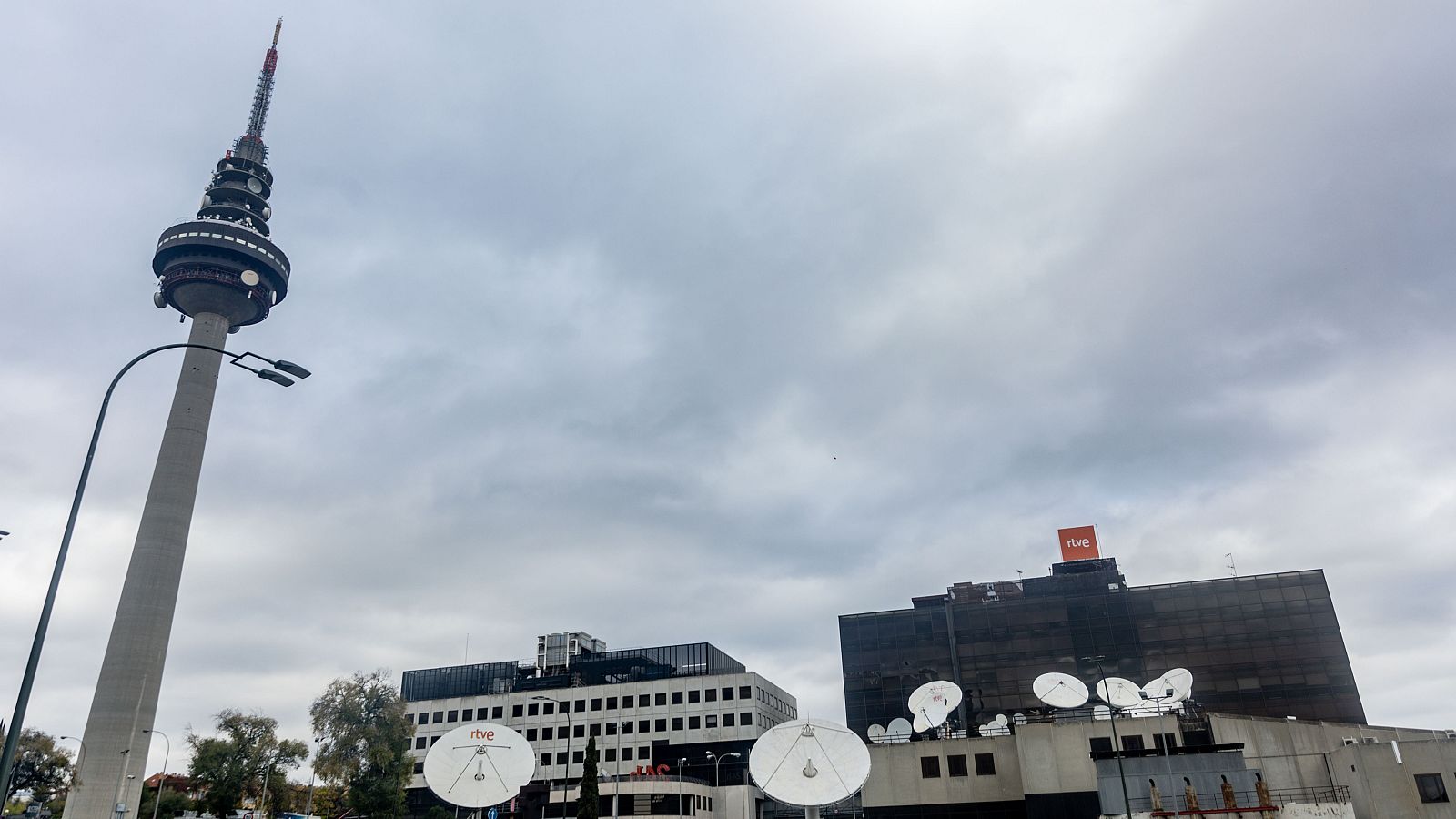 Exterior de RTVE en las instalaciones de Torrespaña, Madrid