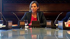 Forcadell vuelve al Parlament para una reunión de la Diputación Permanente