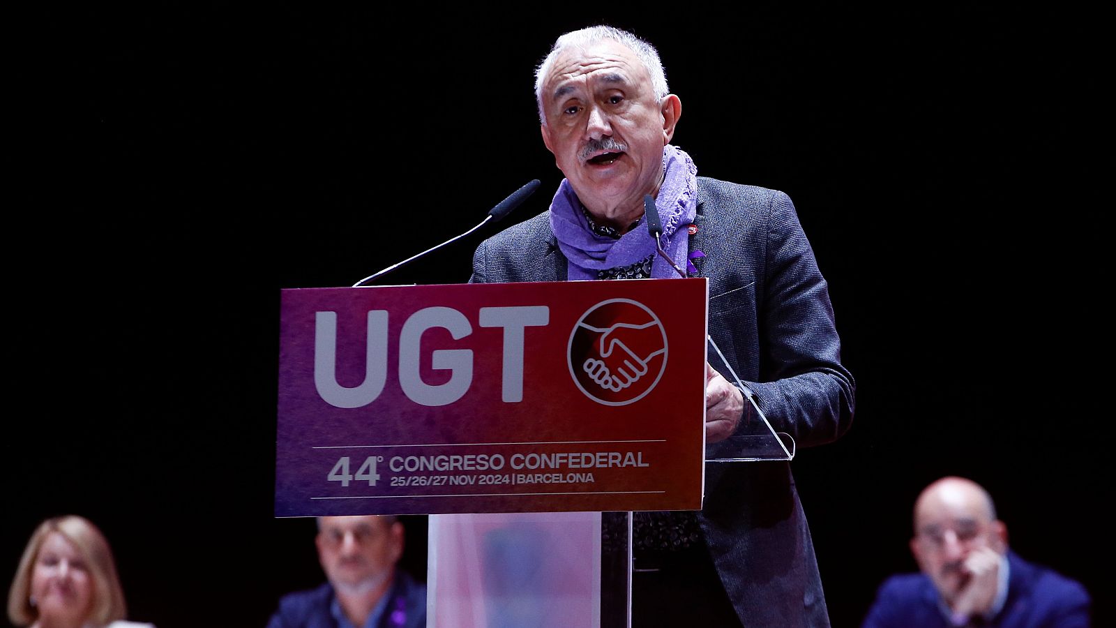.-El secretario general de la UGT, Pepe Álvarez, en el 44º Congreso Federal