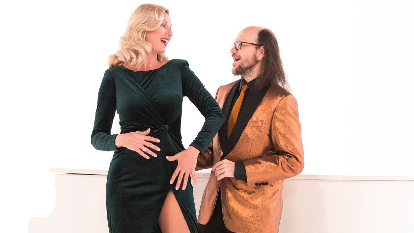 Anne Igartiburu y Santiago Segura en Telepasión