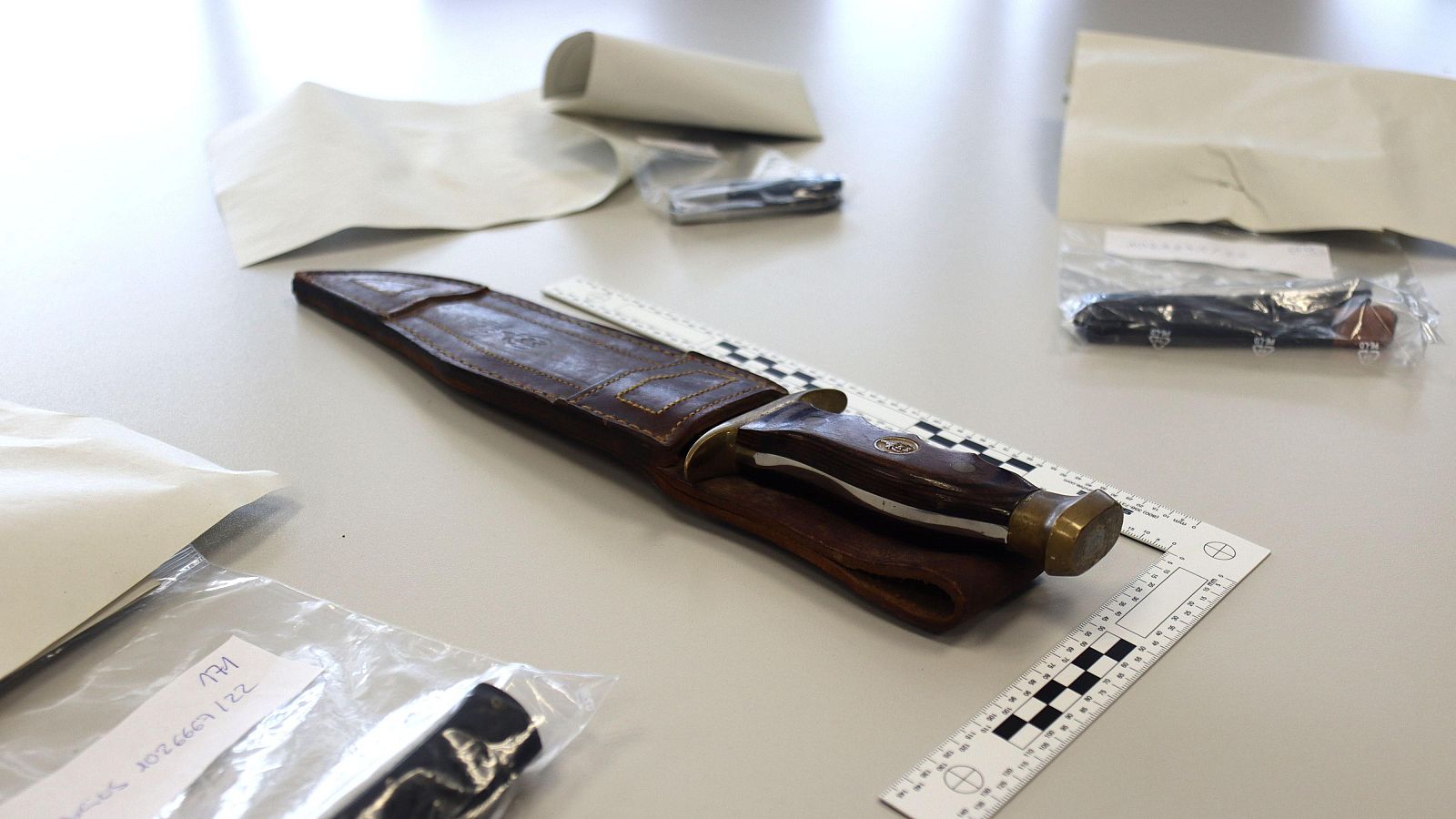 Algunes de les armes blanques intervingudes pels Mossos d'Esquadra de Valls | ACN