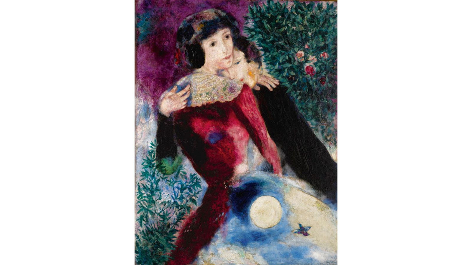 Chagall dispara su cotización con un lienzo de dos amantes
