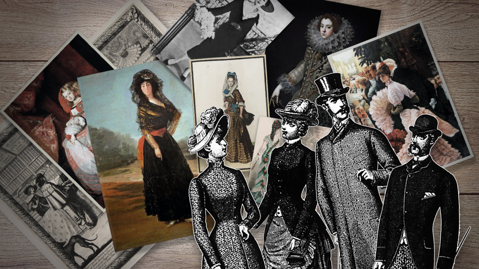 La evolución de la vestimenta en un viaje por el tiempo.