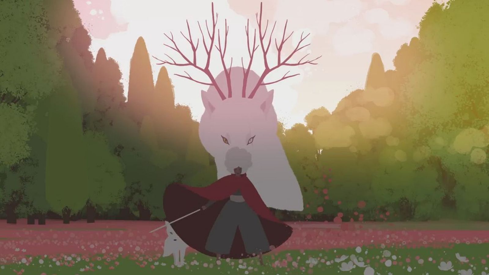 Una de les escenes del nou videojoc de Nomada Studio 'Neva' (Nomada Studio)