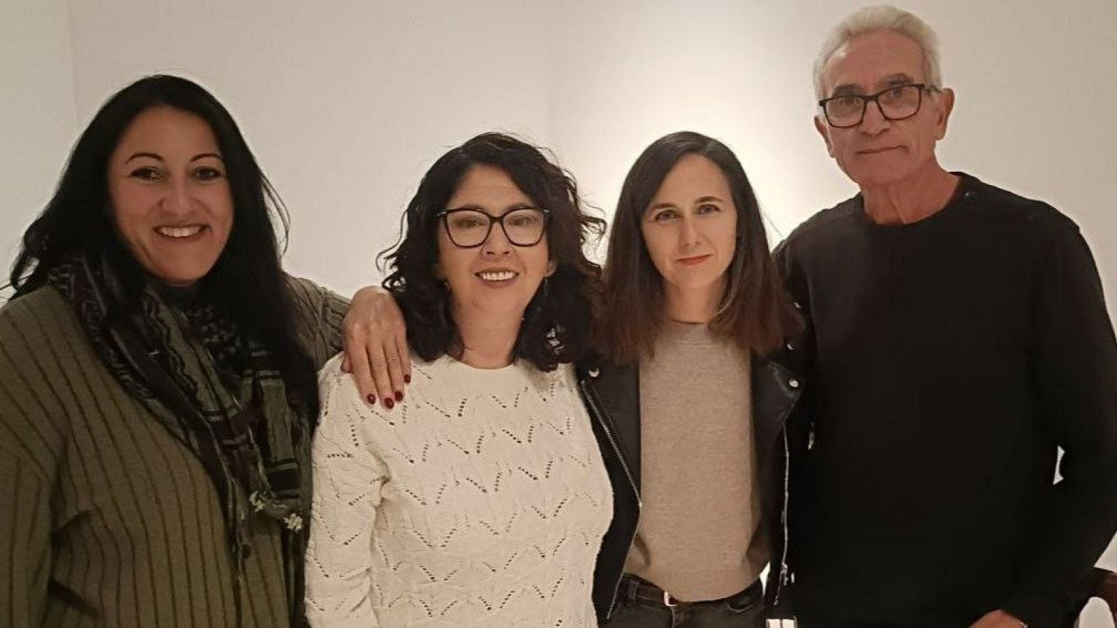 La nueva coordinadora de Podemos Andalucía, Raquel Martínez, en una foto junto a la secretaria general de Podemos, Ione Belarra
