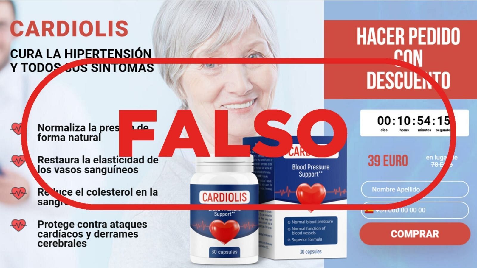 Cardiolis: estas cápsulas no pueden curar la hipertensión