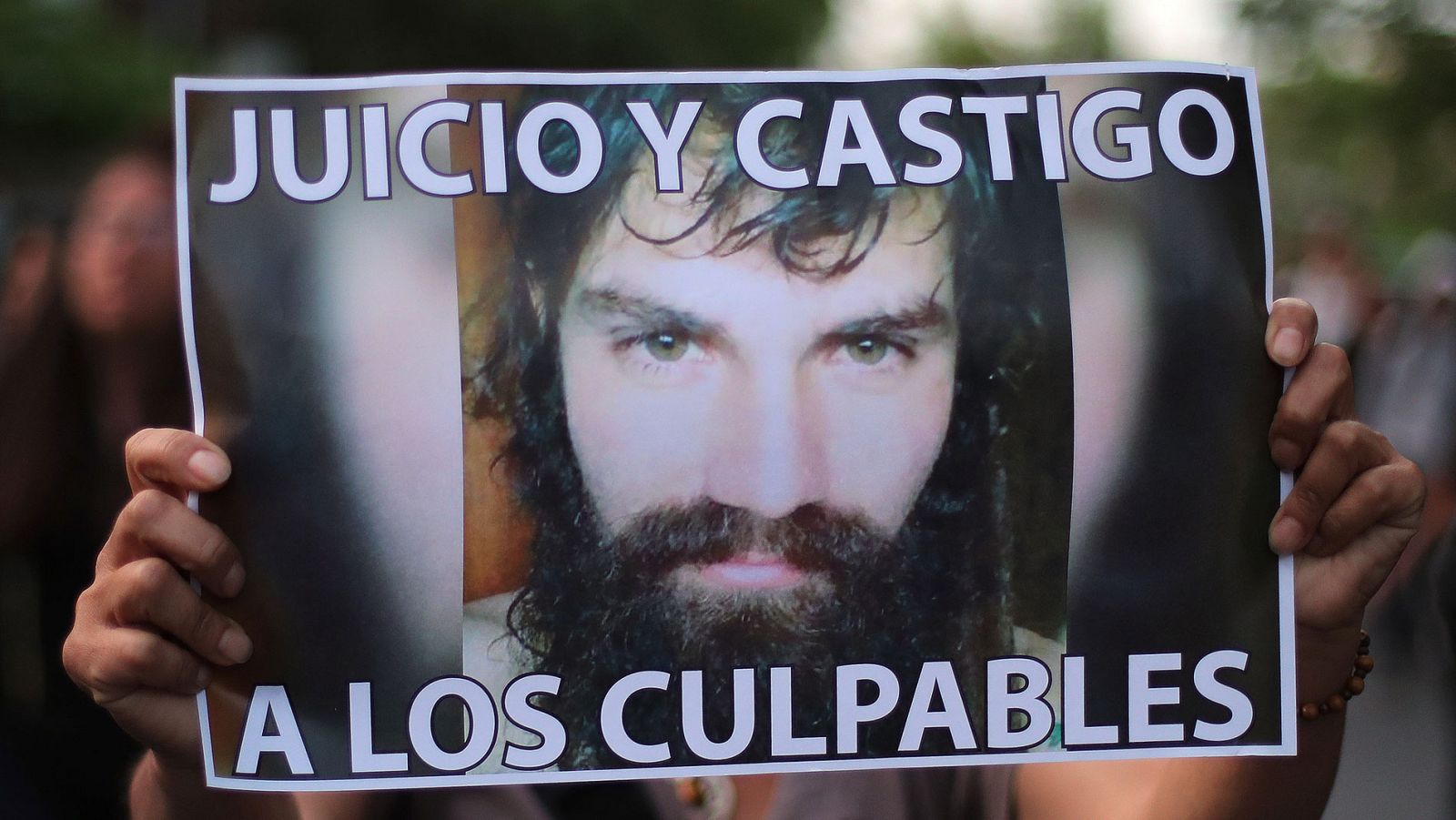 Imagen de archivo de una manifestación en Chile para protestar por la muerte de Maldonado