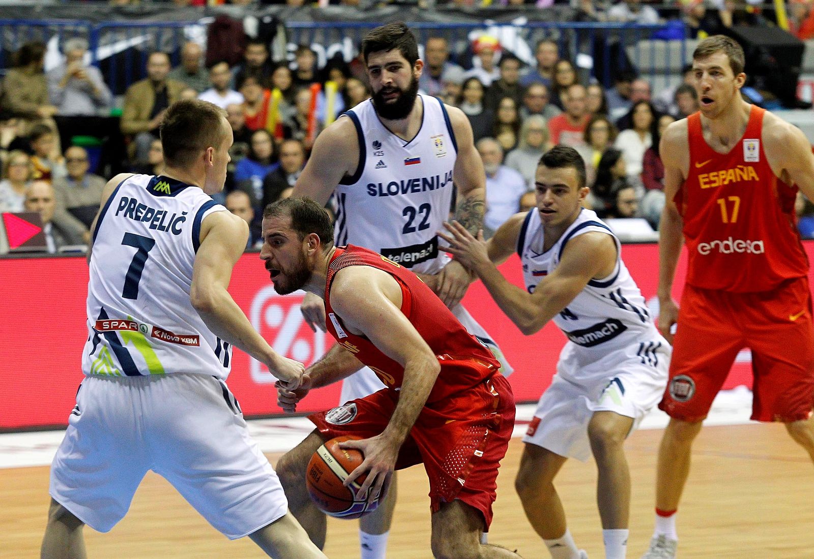 BALONCESTO ESPAÑA-ESLOVENIA
