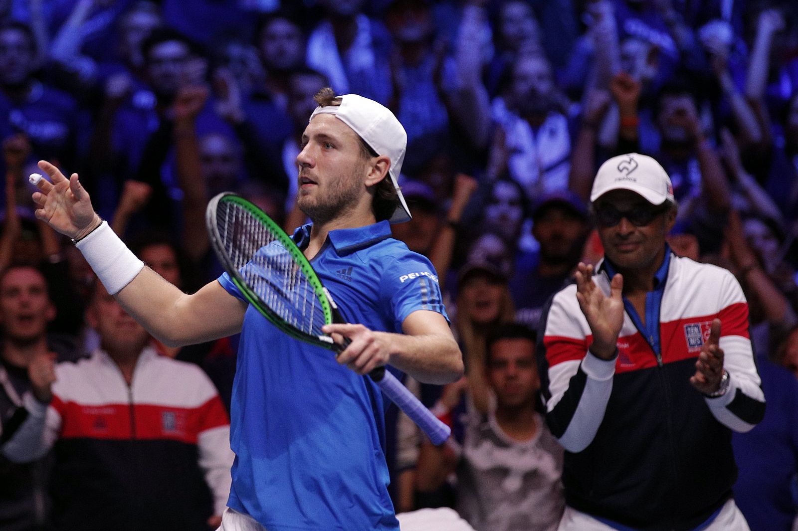 Pouille, durante el partido definitivo