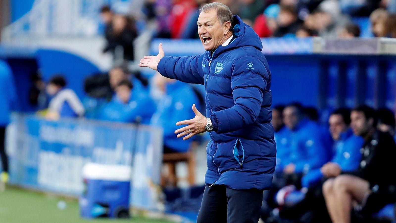 Gianni De Biasi, en el Alavés-Eibar