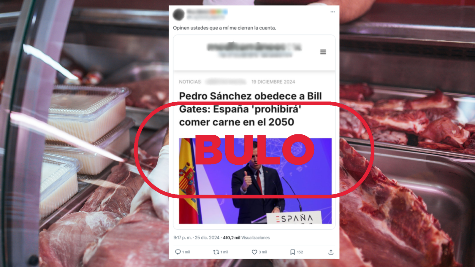 El proyecto España 2050 no plantea prohibir el consumo de carne a partir de 2050