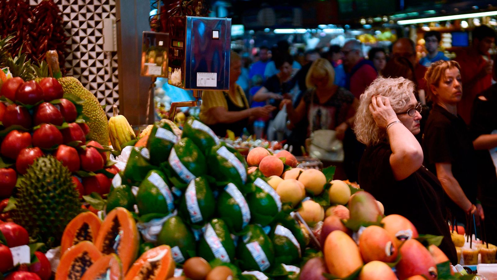 Mercado de la Boquería en Barcelona